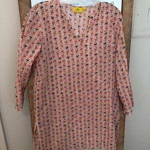 Roller Rabbit printed cover up small